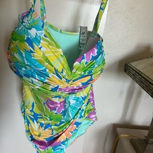 One piece bathing suit- plus size- new 18W